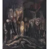 Francisco Moreno Capdevila, Un mundo para Caín, 1963, Óleo sobre tela