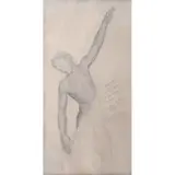 Ángel Zárraga, Desnudo masculino, estudio para la Vie de Saint Jacques