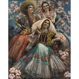 Jesús Helguera Ramos, Tentación jarocha, ca. 1950, Óleo sobre tela