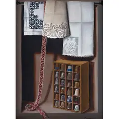 Untitled by Benjamín Domínguez, Óleo sobre madera, offered Jun 2022