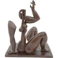 Byron Galvez, On stage, Escultura en bronce P / A