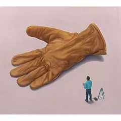 Objeto encontrado - evidencia I by Hugo Lugo, Óleo y acrílico sobre tela, offered Jun 2022