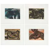 Gabriel Macotela, Untitled, Grabados al aguatinta P / A 2 / 5, P / A 1 / 5 y 32 / 50