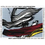 Roy Lichtenstein, Brushtroke, Poster, de la serie Brushtokes, Serigrafía sin número de tiraje