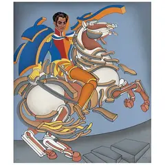 Simón Bolívar by Arnold Belkin, Serigrafía P. A, offered Jan 2022