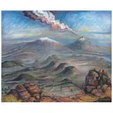 Rodrigo Pimentel, Valle de México, 2015, Óleo sobre tela