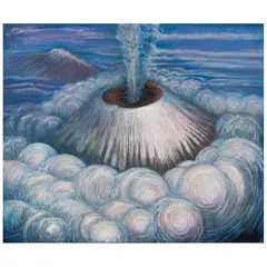 Rodrigo Pimentel, Fumarola, 2021, Óleo sobre tela