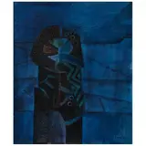 Fernando de Szyszlo, Sombras azules, ca. 1980, Óleo sobre tela