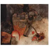 Manuel Felguérez, Palabra y silencio, Mixta sobre tela