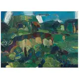 Benito Messeguer, Tepozteco, 1971, Óleo sobre tela