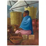 Miguel Covarrubias, India en mercado