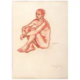 Juan Soriano, Desnudo de un hombre sentado