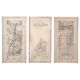 Juan O'Gormann, Estudio para los murales del Castillo de Chapultepec