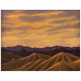 Atardecer by Miguel Ángel Guerrero Garro, 2020, Óleo sobre tela, offered Oct 2021