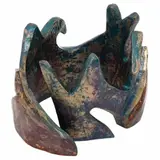 Sylvia Nancy, Bácum, de la serie la Corporización de la presencia del paisaje, 2020, Escultura en bronce policromado