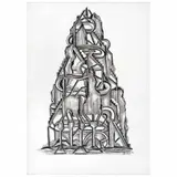 Gabriel Macotela, Untitled, Tinta sobre papel