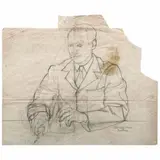 Juan O'Gormann, Estudio para el retrato del Dr. Hinojosa