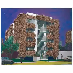 Roberto Turnbull, Arquitecturas III, 2012, Mixta sobre impresión digital sobre tela