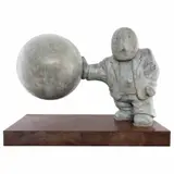 Reaching my universe II by Rodrigo de la Sierra, Escultura en bronce 7 / 7 en base de bronce, offered Aug 2021