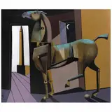 Francisco Correa, Egyptian dream, 2020, Acrílico sobre tela