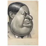 Untitled by Ernesto "el Chango" García Cabral, 1919, Tinta, pastel y carboncillo sobre papel, offered Aug 2021
