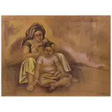 Raúl Anguiano, Peinando a la niña