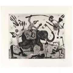 Untitled by Sergio Hernández, Grabado 2 / 30, offered Aug 2021