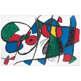Litografía VIII, de la suite 12 litografías originales by Joan Miró, 1972, Litografía sin número de tiraje, offered Aug 2021