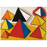 Composition IX, de la serie Elementary Memory "La mémoire élé " by Alexander Calder, 1976, Litografía sobre papel japonés bon a tier, offered Aug 2021