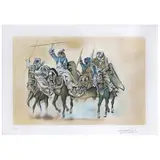 Estudio para La batalla de Tetuán by Salvador Dalí, Litografía a doce colores 12 / 25, offered Aug 2021