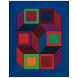 Victor Vasarely, Xico 4, Serigrafía sobre cartón FV 26 / 260