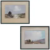 Jorge Vázquez Quiñones, A) Plenilunio, Acuarelas sobre papel