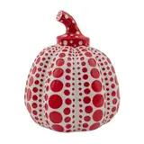 Yayoi Kusama, Pumpkin Red - White, Escultura en resina laqueada sin número de tiraje