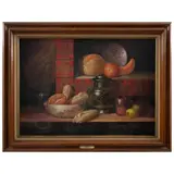 Daniel Orozco, Bodegón tamales, Óleo sobre tela