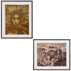Francisco Corzas, De la carpeta Umbrío por la pena, Litografías 70 / 130
