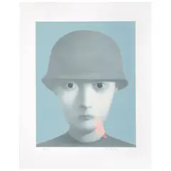 Zhang Xiaogang, My Dear Friends-7, Impresión digital sobre papel Velin Lana 39 / 99