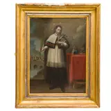 San Juan Nepomuceno, MÉXICO, PRINCIPIOS DEL SIGLO XIX, Óleo sobre lienzo
