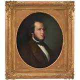 MÉXICO, SIGLO XIX by Retrato de Rafael Cancino Rubio, Óleo sobre tela, sold Sep 2026