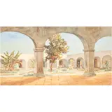 Paul Fischer, CHARROS EN EL JARDÍN DEL CLAUSTRO