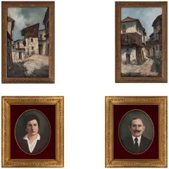 A) Autor No Identificado, Firmado Giner, Óleo sobre tela