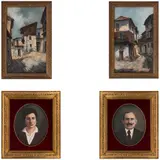 A) Autor No Identificado, Firmado Giner, Óleo sobre tela