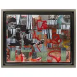 César Burgos, Untitled, Mixta sobre tela