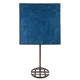 Adolfo Falcón Garza, Untitled, Óleo y arena sobre aglomerado en base de acero
