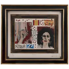 Alberto Gironella, Carmen, Serigrafía intervenida 126 / 150