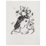 Marc Chagall, Hommage à Elsa Triolet, 1972, Litografía E. A