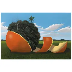 Nacimiento increíble by René Martín, 2001, Acrílico sobre tela, sold Aug 2026