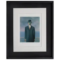 Le fils de l'homme by René Magritte, Litografía 169 / 300, edición póstuma, offered Aug 2026