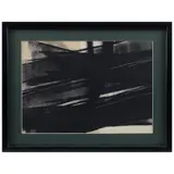 Hans Hartung, Untitled, Litografía offset sin número de tiraje
