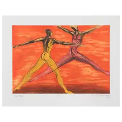 Raúl Anguiano, Untitled, Grabado al aguafuerte y aguatinta XXIV / LX