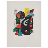 Joan Miró, XII, de la carpeta La Mélodie Acide, 1980, Litografía sobre papel japonés E. A